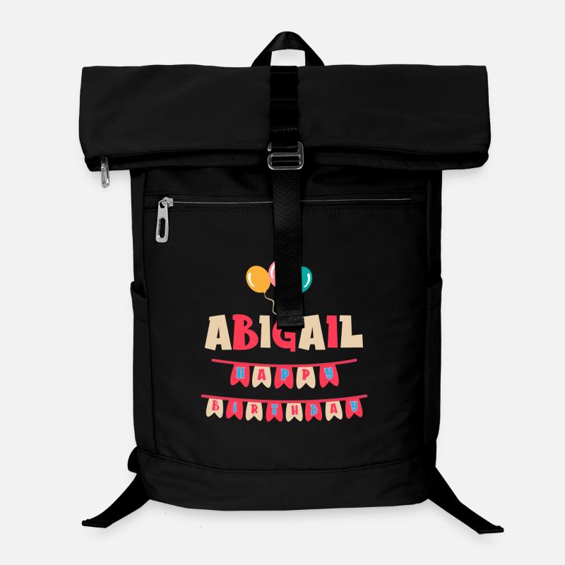 t-shirt Abigail joyeux anniversaire joyeux anniversaire Sac à dos ordinateur
