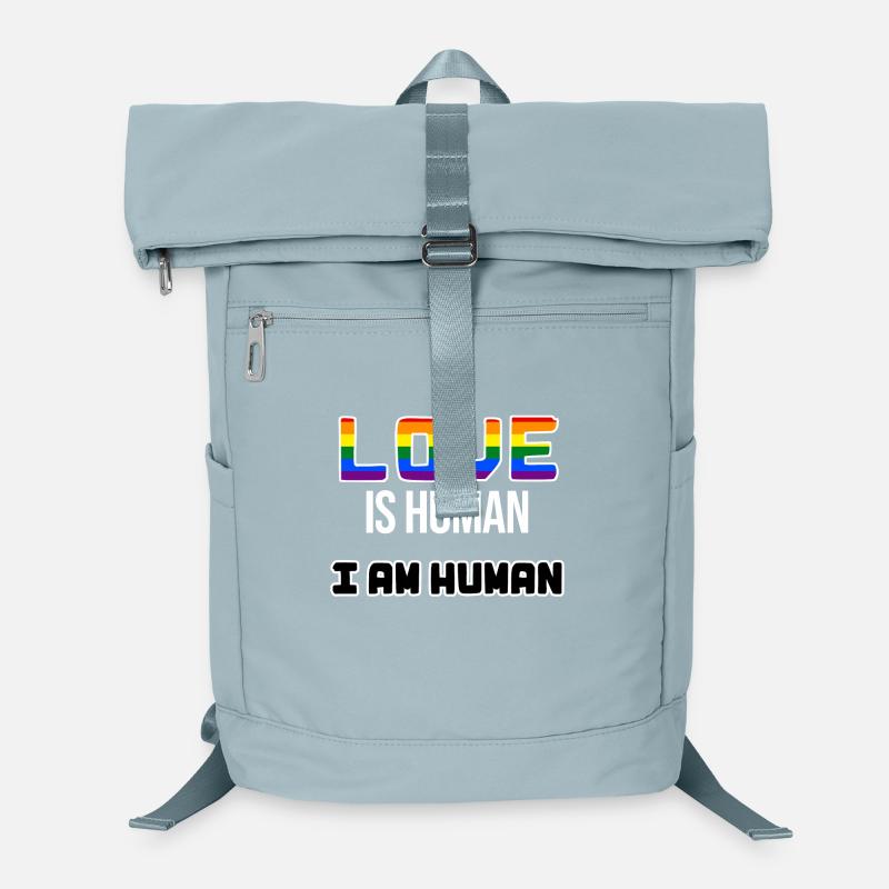 Rainbow Love Déclaration LGBT Transgenre Gay Sac à dos ordinateur