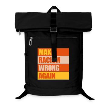 Rendre le racisme répréhensible - Sac à dos ordinateur - noir - Devant