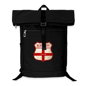 Blason de Blackpool, Angleterre - Sac à dos ordinateur - noir - Devant