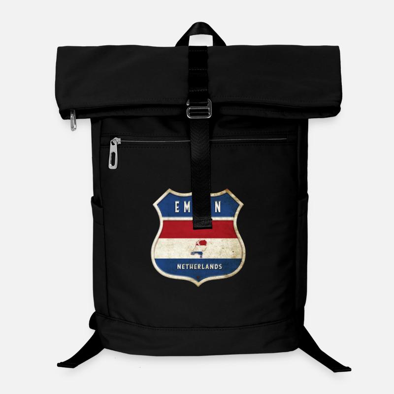 Emmen Netherlands coat of arms design Laptop Backpack