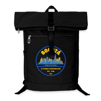 Bogotá Skyline Emblem - Laptop Backpack - black - Front