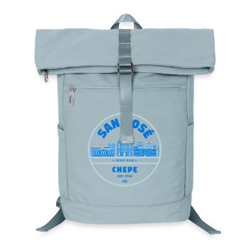 San Jose Costa Rica Chepe Badge - Laptop-Rucksack  - Eisblau - Vorne