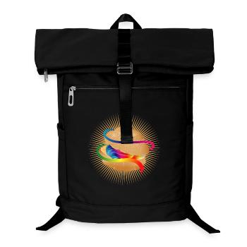 Illustration d’une bouffée à la crème colorée - Sac à dos ordinateur - noir - Devant