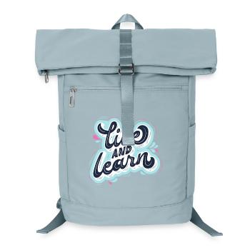 live and learn - Laptop-Rucksack  - Eisblau - Vorne