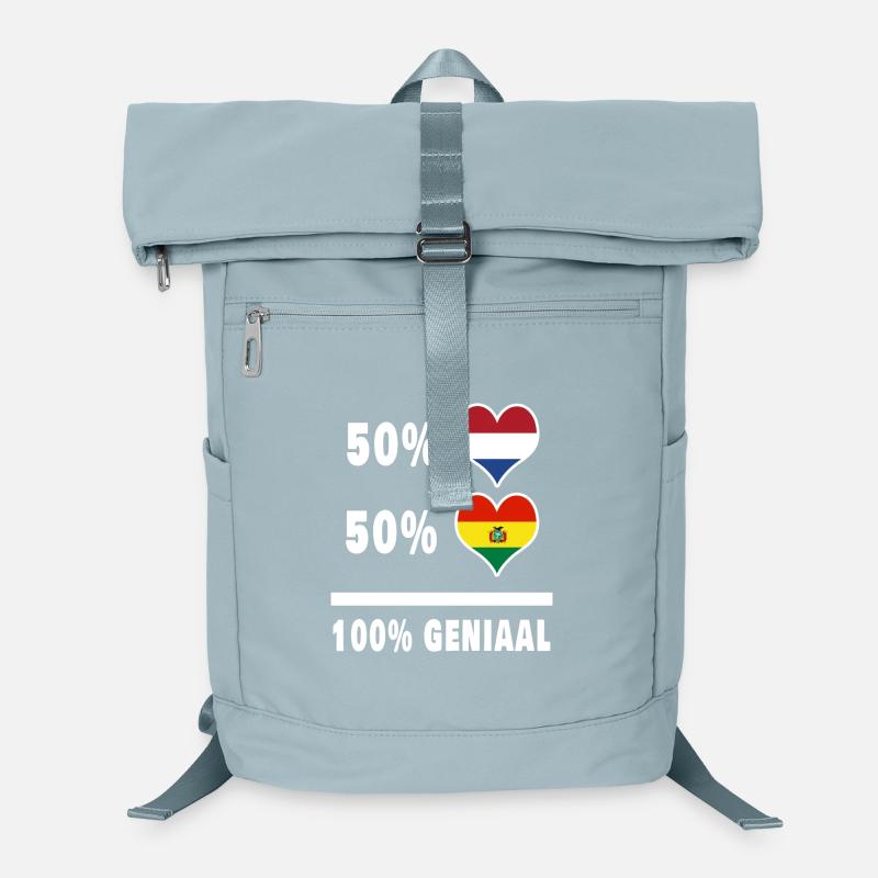 Bolivia and the Netherlands 100% Genius Flag Laptop Backpack