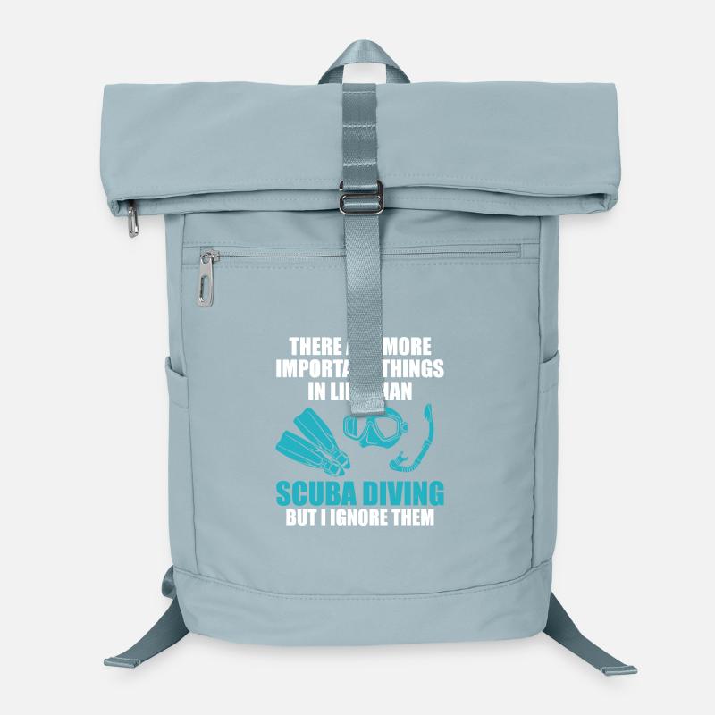 Scuba Diver Freitaucher Ozean Design Laptop-Rucksack 