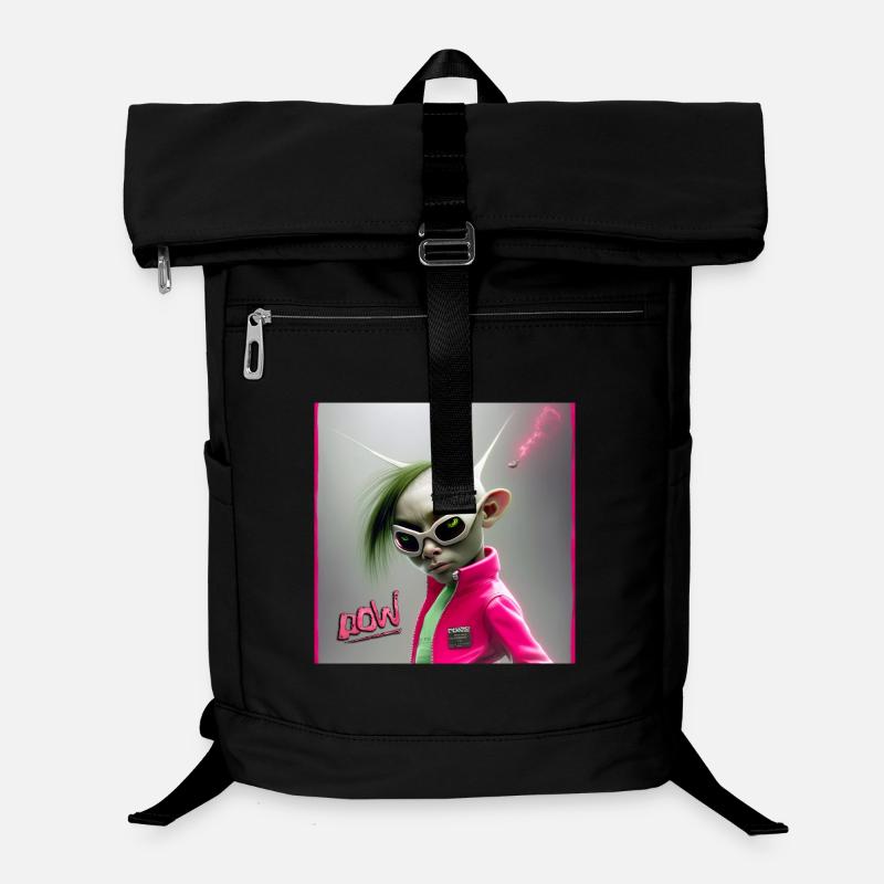 Punk Alien Neon Jacket - Punky alien 01 Sac à dos ordinateur