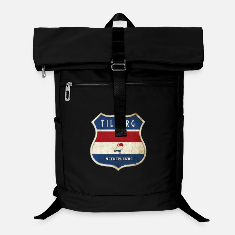 Design du blason de Tilburg, Pays-Bas Sac à dos ordinateur