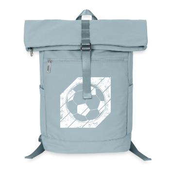 Fußball Skizze - Laptop-Rucksack  - Eisblau - Vorne