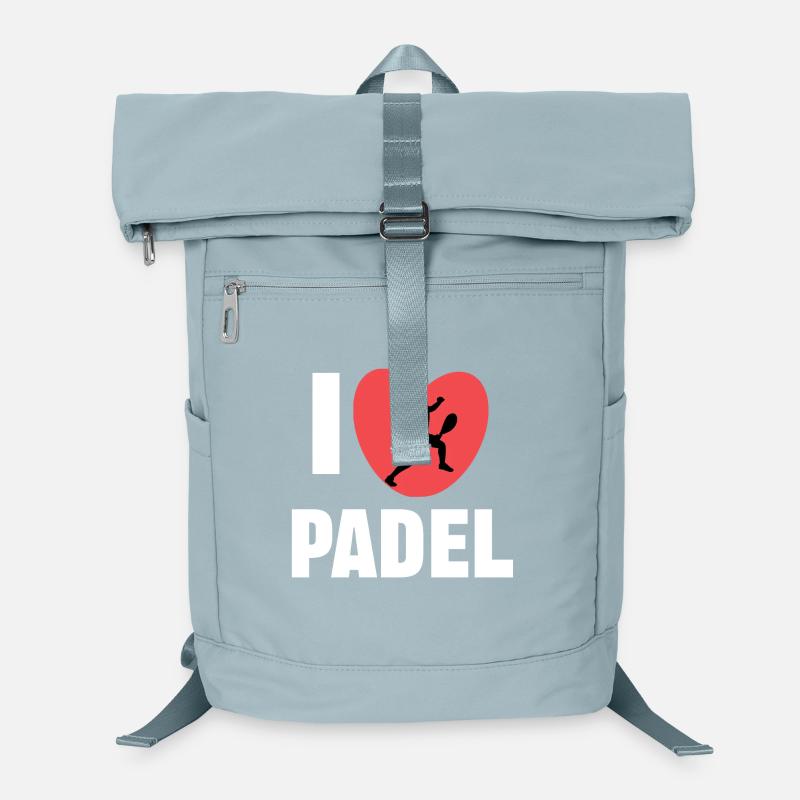 Heart Player Training I love padel statement Laptop Backpack