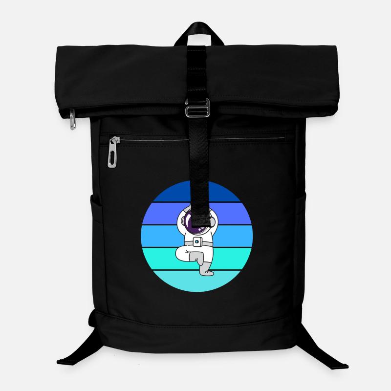 astronaut, flying rocket space Laptop Backpack