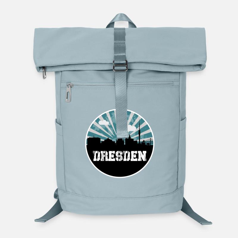 Dresden Blue Hour Skyline Laptop-Rucksack 