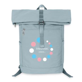 Pride Month - Transitioning... Loading - Laptop Backpack - ice blue - Front