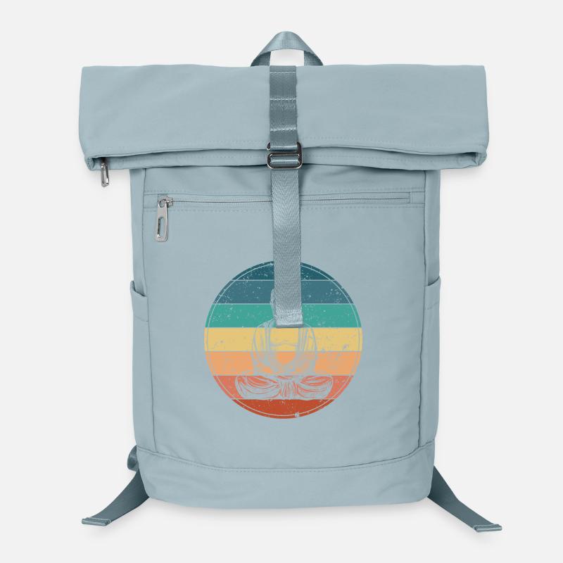 Buddha in Rainbow Meditation Laptop Backpack