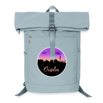 Dresden Fine Skyline - Laptop Backpack - ice blue - Front