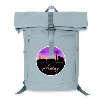 Hamburg Fine Skyline - Laptop Backpack - ice blue - Front