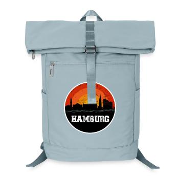 Hamburg Skyline Original - Laptop Backpack - ice blue - Front