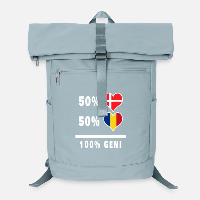 Schweiz und Dänemark 100% geniale Flagge Laptop-Rucksack 