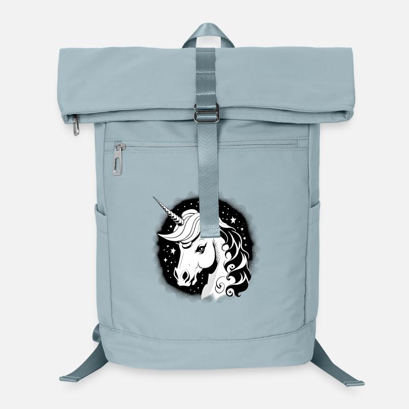 Goth Einhorn Laptop-Rucksack 