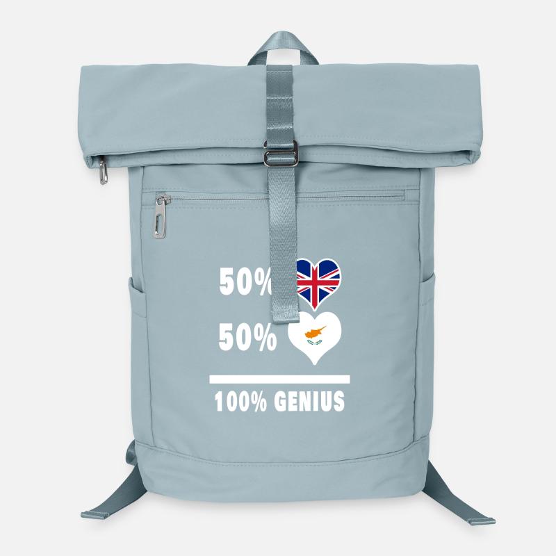 Zypern und Großbritannien 100% Genius Flagge Laptop-Rucksack 