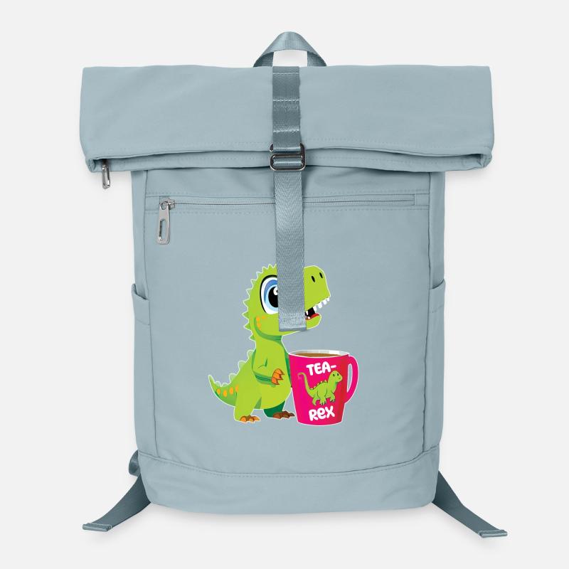 Tearex drôle de T-Rex avec tasse à café Sac à dos ordinateur
