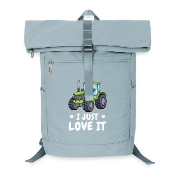 Landwirt Statement Kraftfahrzeug Traktor Ackerbau - Laptop-Rucksack  - Eisblau - Vorne
