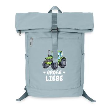 Commercial Vehicle Tractor Farmer Statement Tractor Field - Laptop Backpack - ice blue - Front