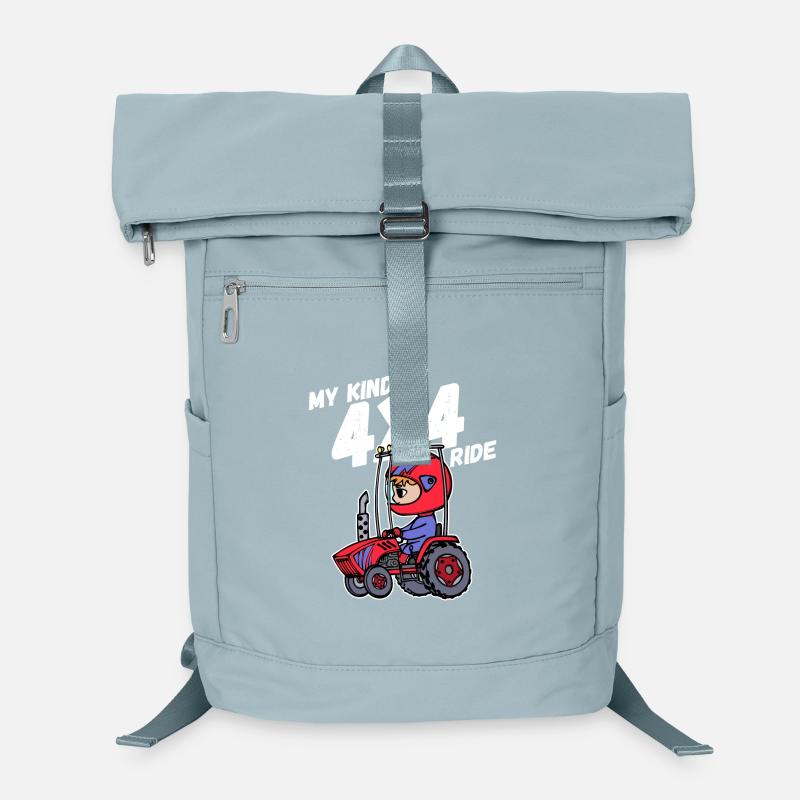 Tractor Young Farmer Country Life Statement Vehicle Laptop Backpack