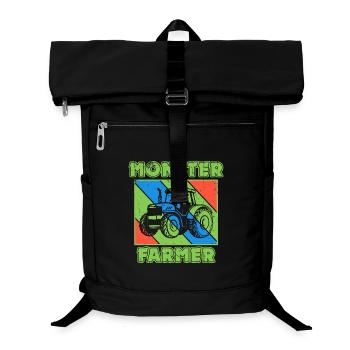 Bauernhof Landwirt Fahrzeug Statement Traktor - Laptop-Rucksack  - Schwarz - Vorne