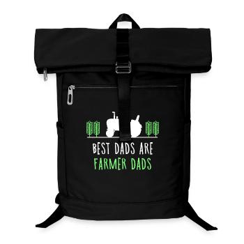 Farmer Motor Vehicle Tractor Statement Organic Farmer - Laptop Backpack - black - Front
