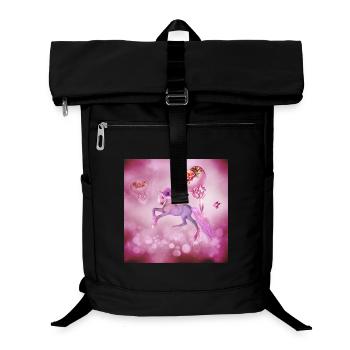 Merveilleux poulain fantastique avec des cœurs. - Sac à dos ordinateur - noir - Devant