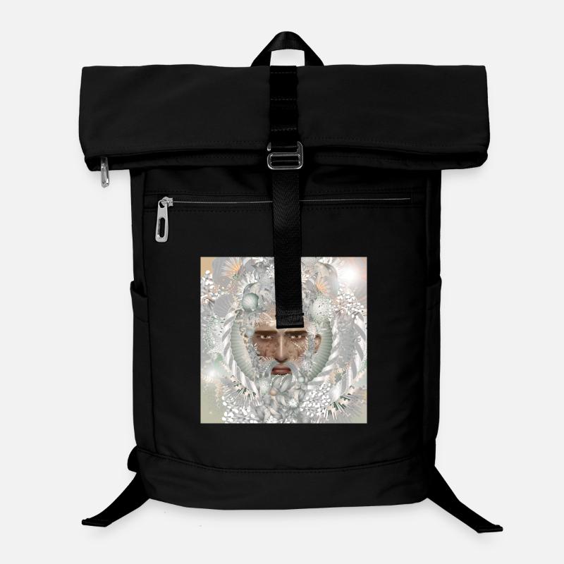 fascinating portrait of an Aquarius Laptop Backpack