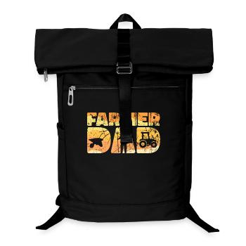 Kraftfahrzeug Traktor Statement Landluft Landwirt - Laptop-Rucksack  - Schwarz - Vorne