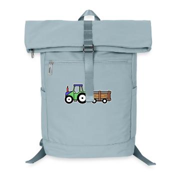 Tracteur agricole Véhicule à moteur Producteur biologique - Sac à dos ordinateur - bleu glacier - Devant