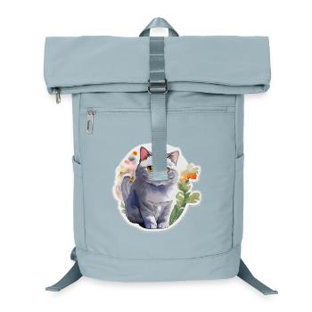 British Shorthair - Laptop Backpack - ice blue - Front