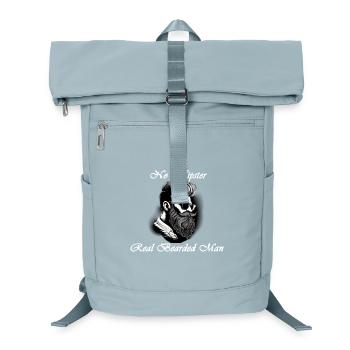 no Hipster white - Laptop Backpack - ice blue - Front