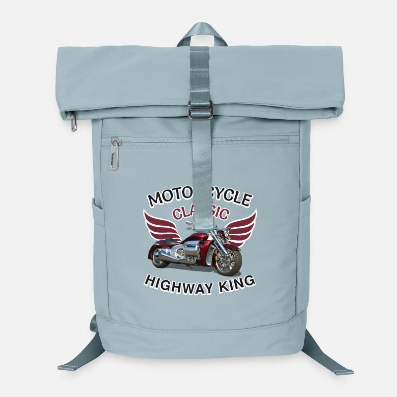 Classic Biker Vintage Retro Motorcycle Speed Demon Laptop Backpack