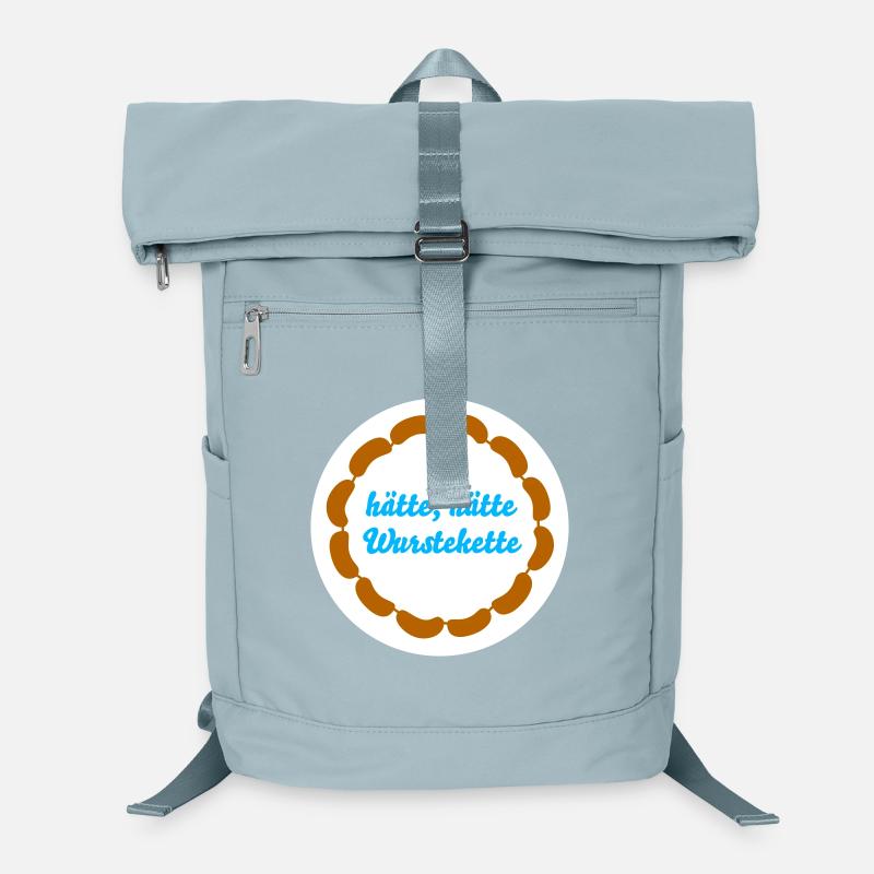 Wurstkette Würstchen cooler Spruch Humor Fleischer Laptop-Rucksack 