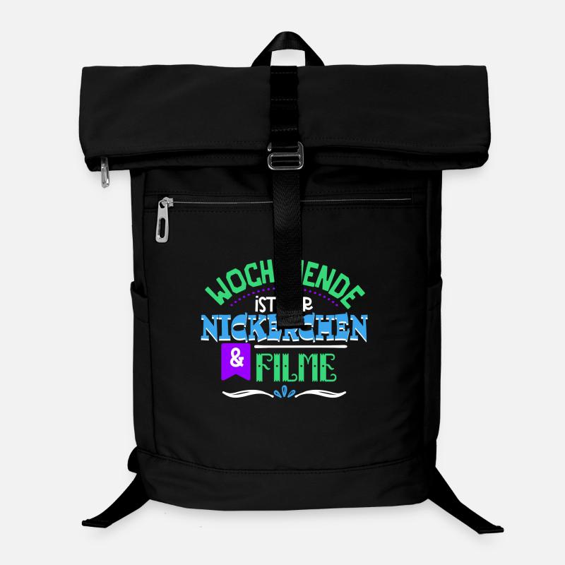 Cineast Binge Watching Movies Theater Statement Laptop-Rucksack 