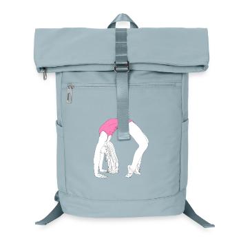Brücke der Tanzakrobatik - Laptop-Rucksack  - Eisblau - Vorne