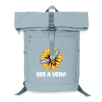 Earth Bee Statement Species Conservation Environment Nature - Laptop Backpack - ice blue - Front