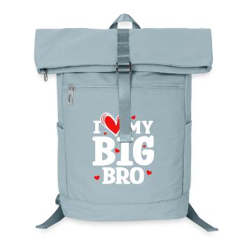 Großer Bruder Geschwisterliebe Herz Statement - Laptop-Rucksack  - Eisblau - Vorne