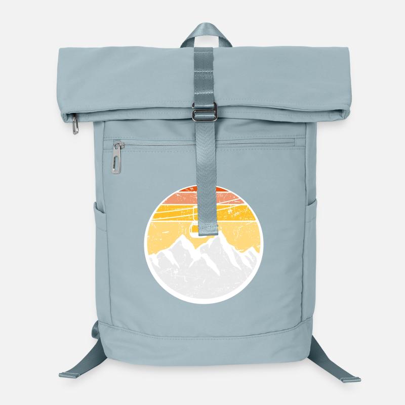Gondel Bahn Berge Ski Urlaub Seilbahn Lift Liebe Laptop-Rucksack 
