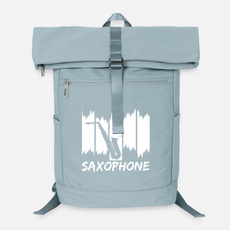 Saxophon Skizze Laptop-Rucksack 