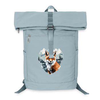 renards, renard, forêt, hiver, montagne, nature, animaux - Sac à dos ordinateur - bleu glacier - Devant