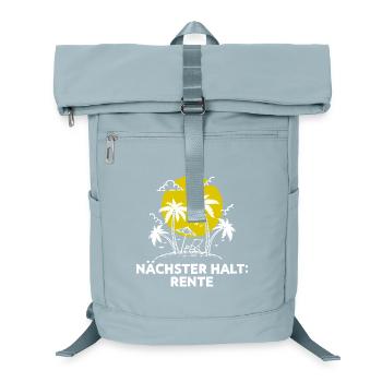 Ruhestand Pensionist Pensionierung Statement - Laptop-Rucksack  - Eisblau - Vorne