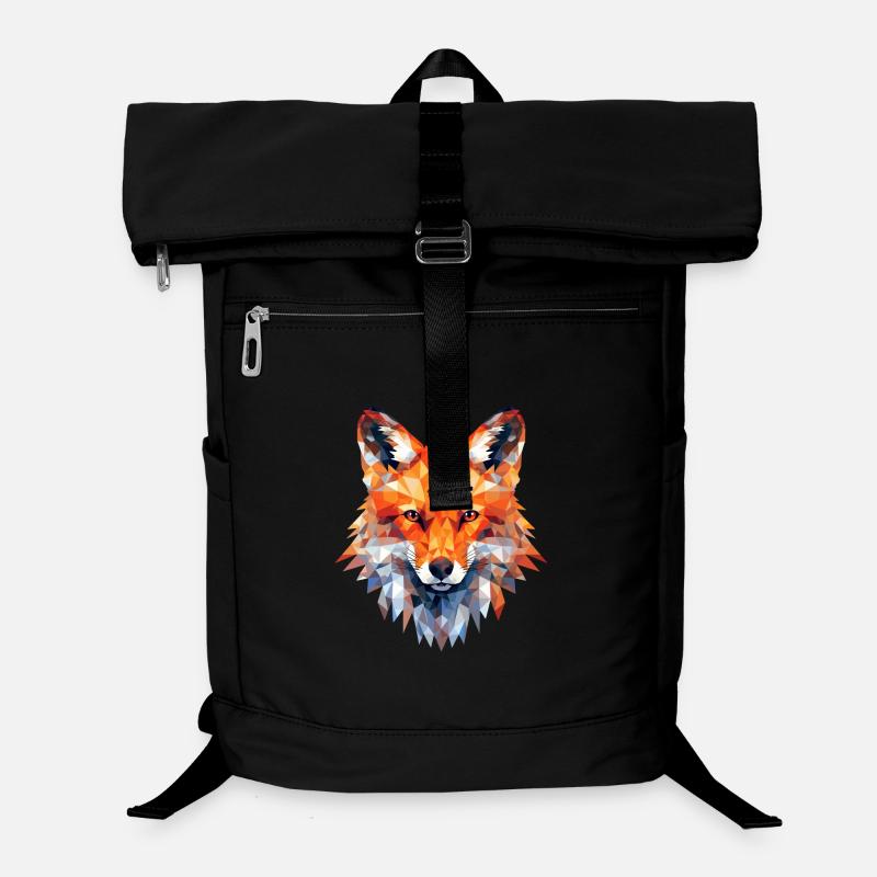Fuchs Polygon Füchse Wald Polarfuchs Tier Laptop-Rucksack 