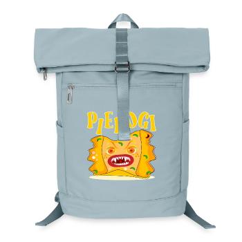 DUMPLINGS HALLOWEEN FOOD - POLISH Nutrition - Laptop Backpack - ice blue - Front