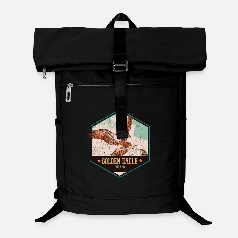 Aigle royal de Finlande – Illustration sauvage Sac à dos ordinateur